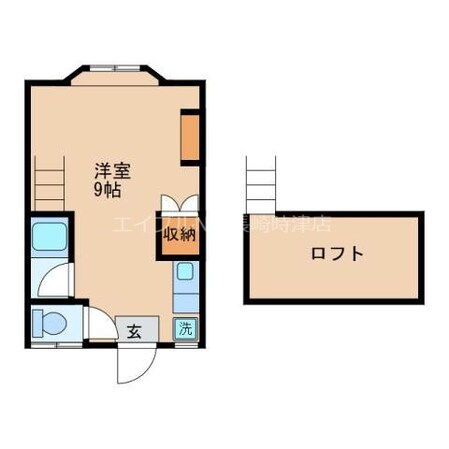 若葉町駅 徒歩5分 2階の物件間取画像